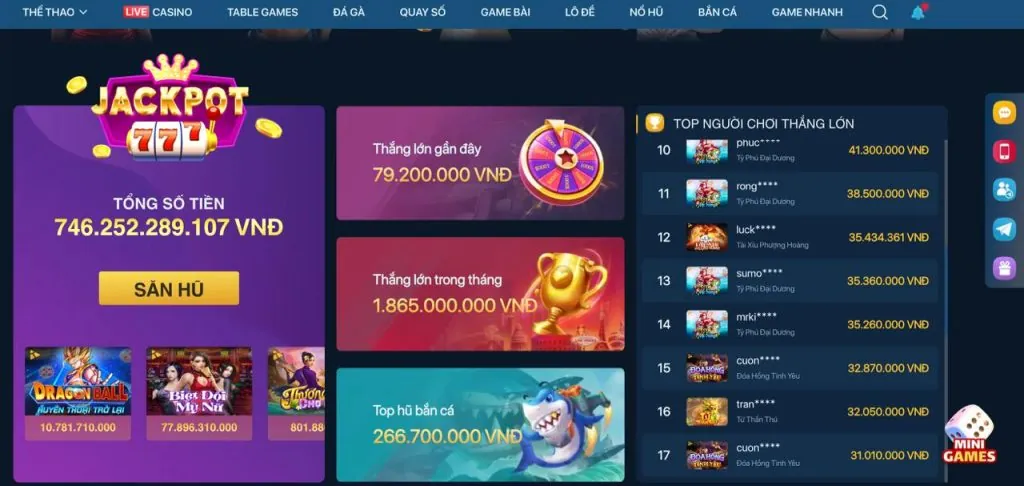 Hoàn trả hàng ngày bắn cá king69